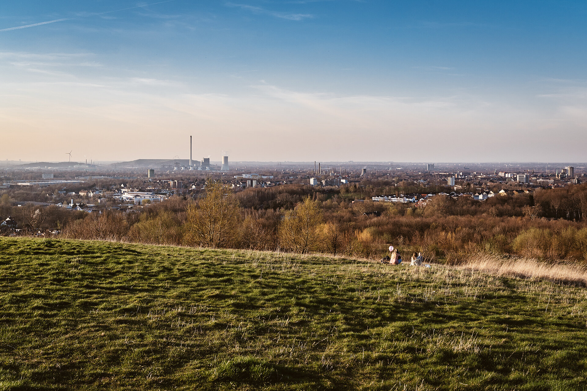 Luftbild vom Tippelsberg in Bochum.