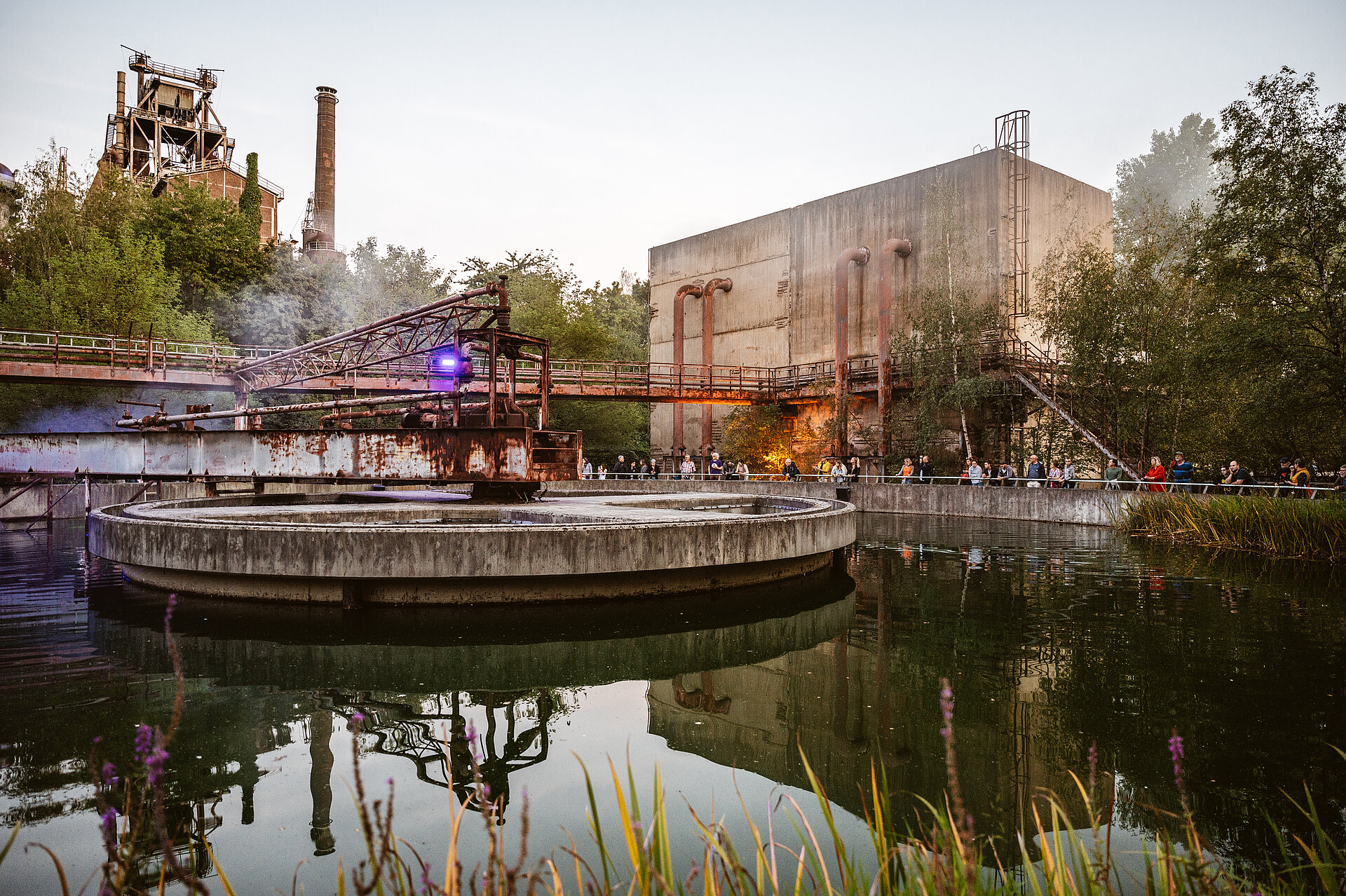 Kläranlage im Landschaftspark Duisburg-Nord.