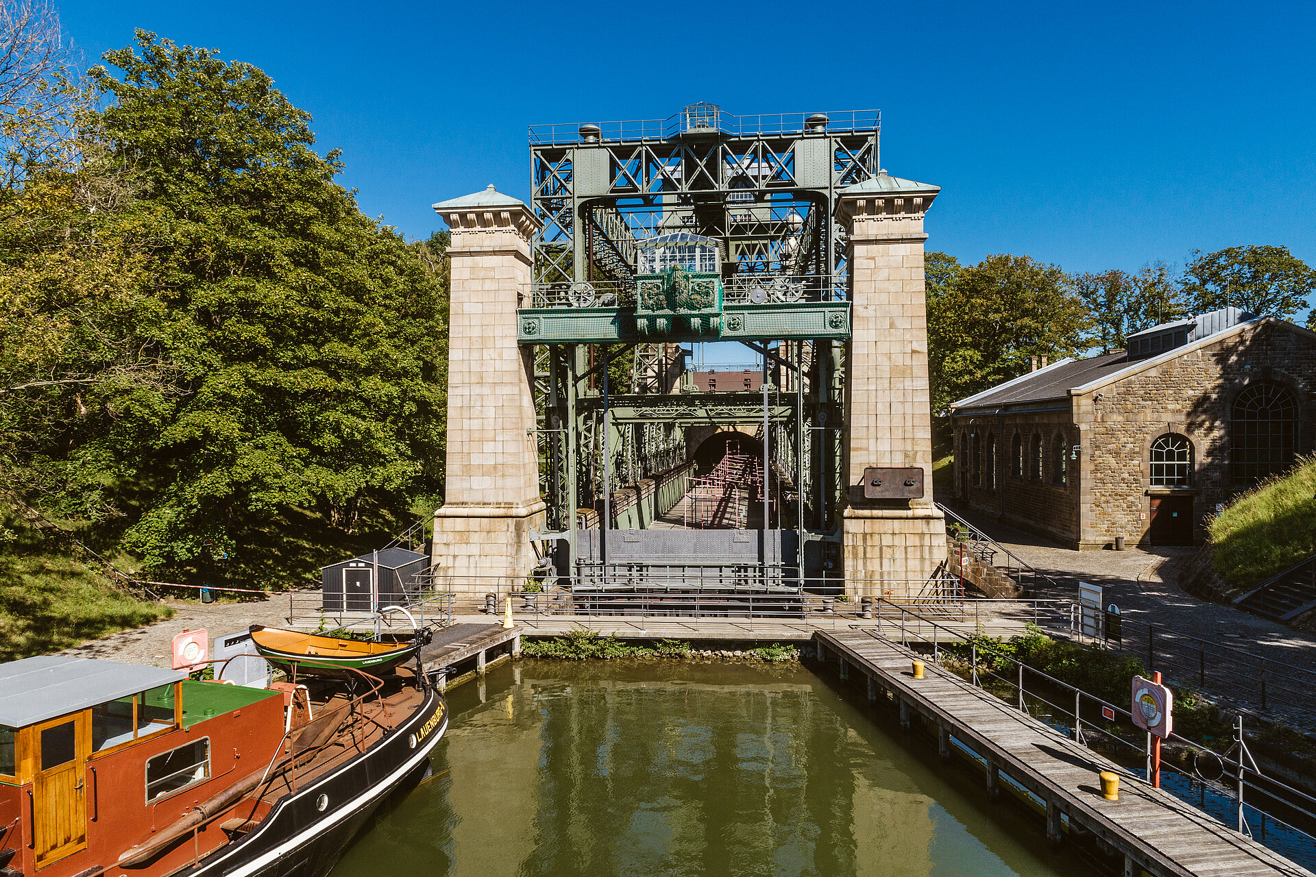 Das Schiffshebewerk Henrichenburg in Waltrop.