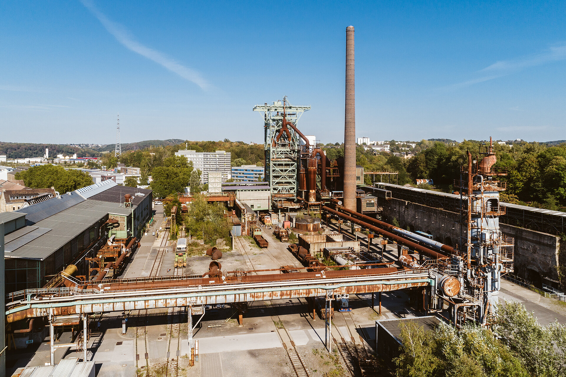 Die Henrichshütte Hattingen ist ein Ankerpunkt auf der Route Industriekultur.