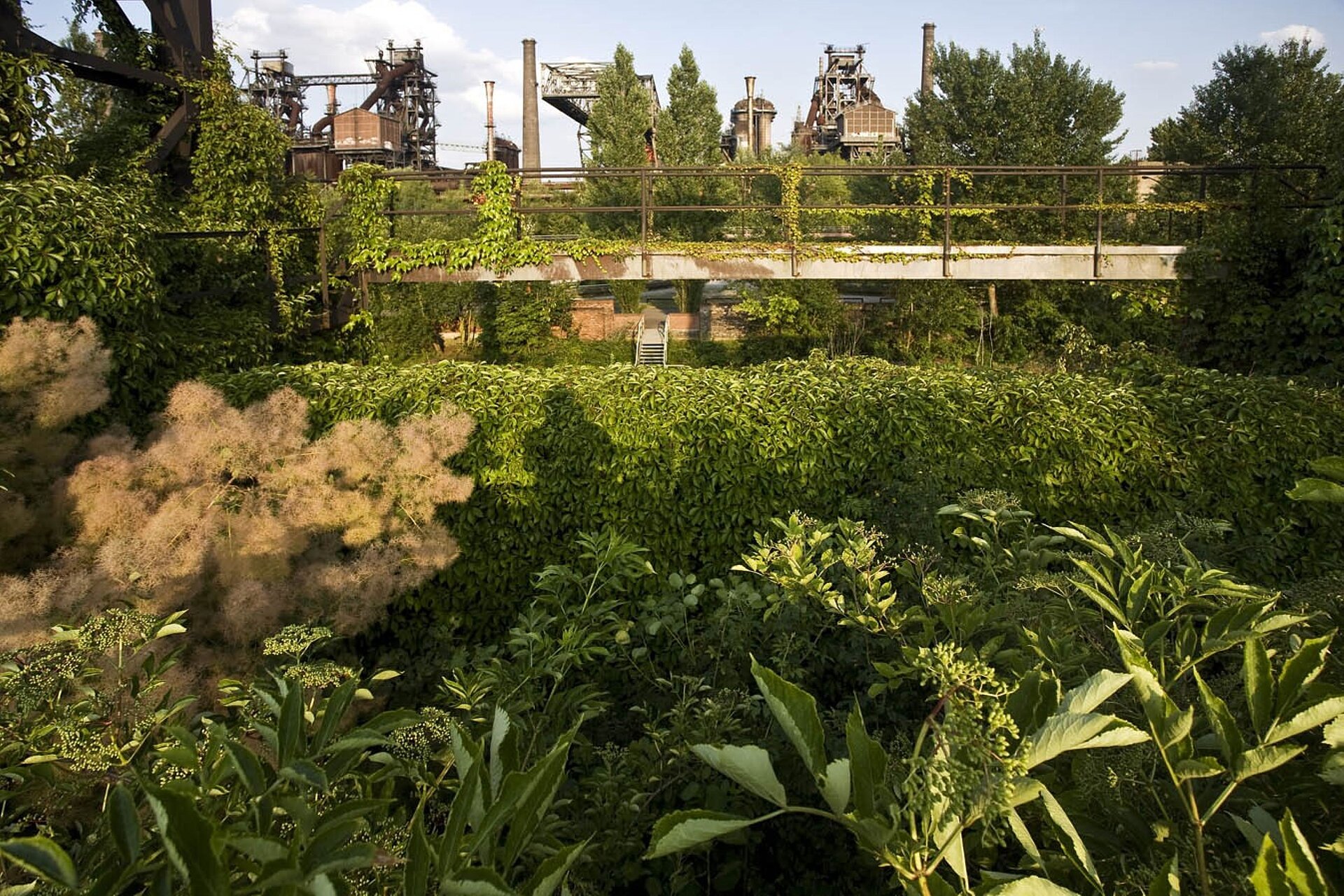 Der Landschaftspark Duisburg-Nord ist ein Ankerpunkt auf der Route Industriekultur.