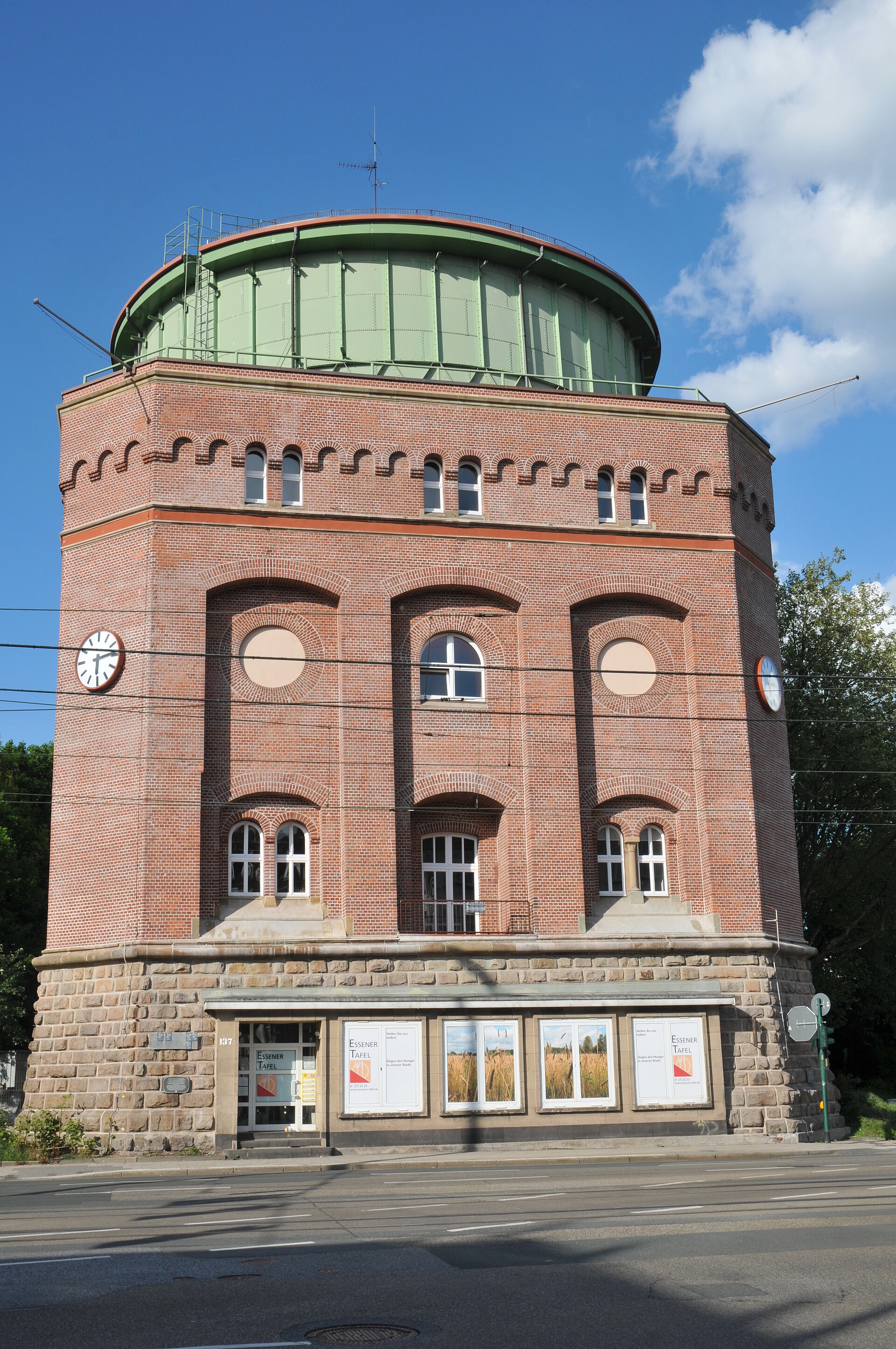 Wasserturm Steeler Berg in Essen.
