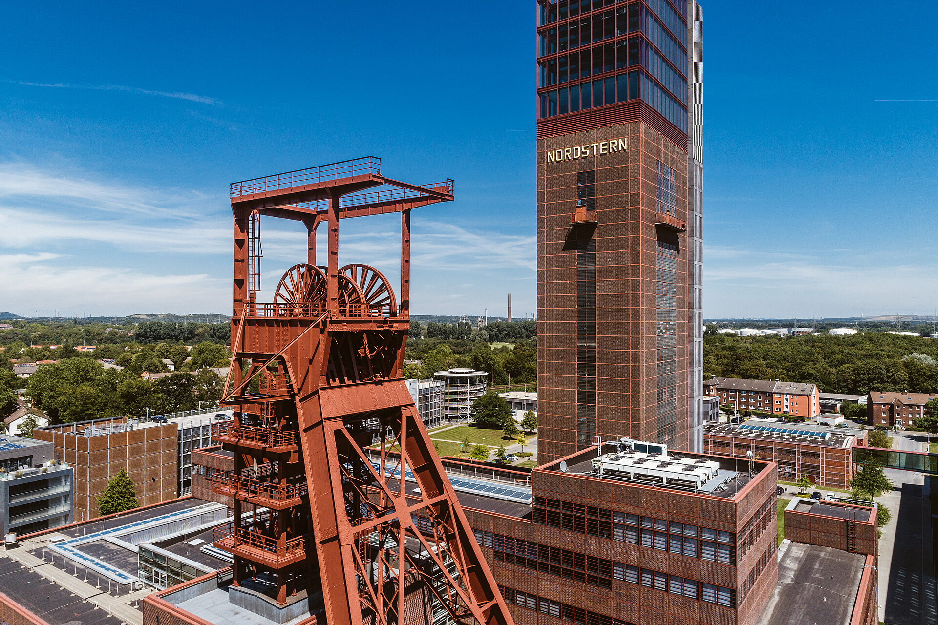 Nordsternturm im Nordsternpark Gelsenkirchen.