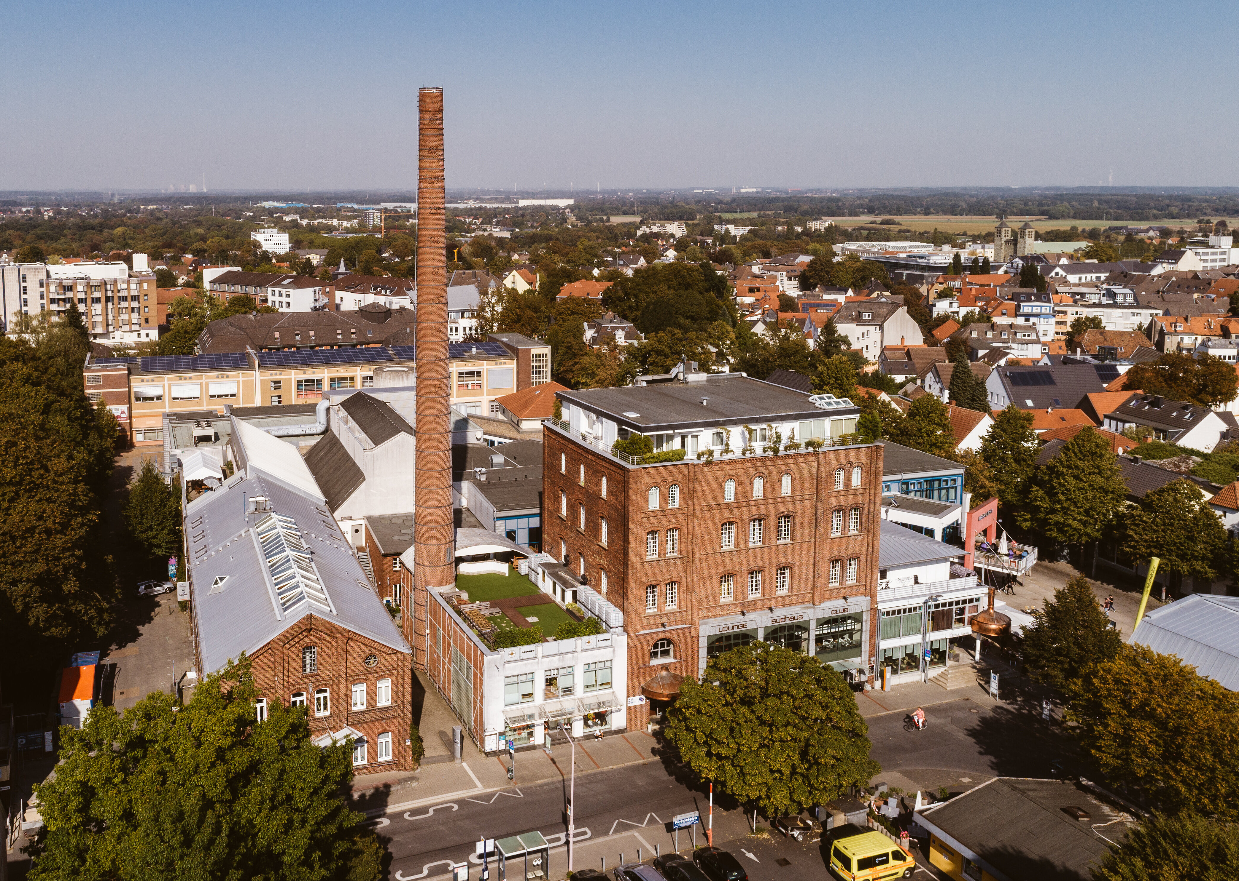 Die Lindenbrauerei Unna von oben.