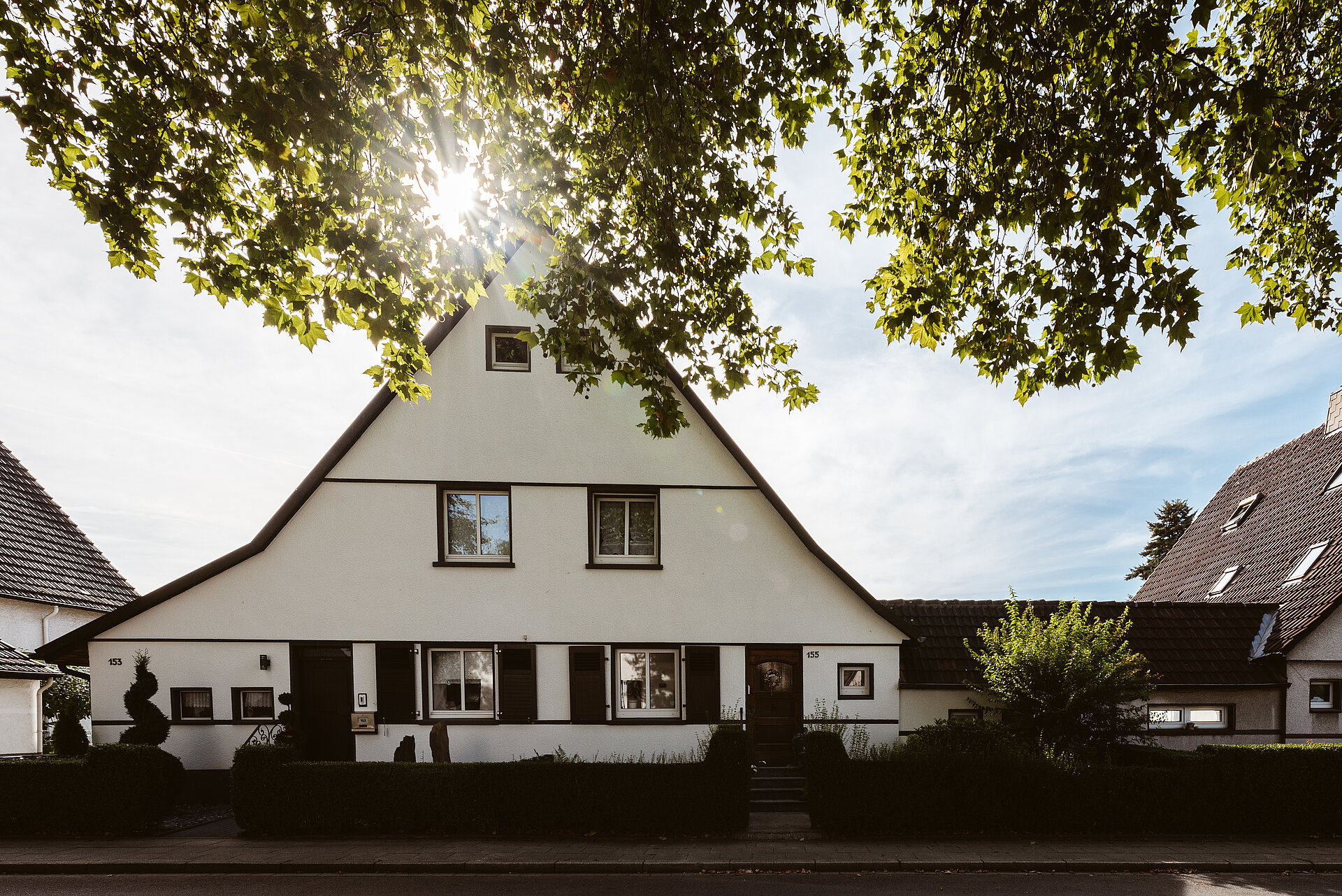 Die Siedlung Dahlhauser Heide in Bochum.