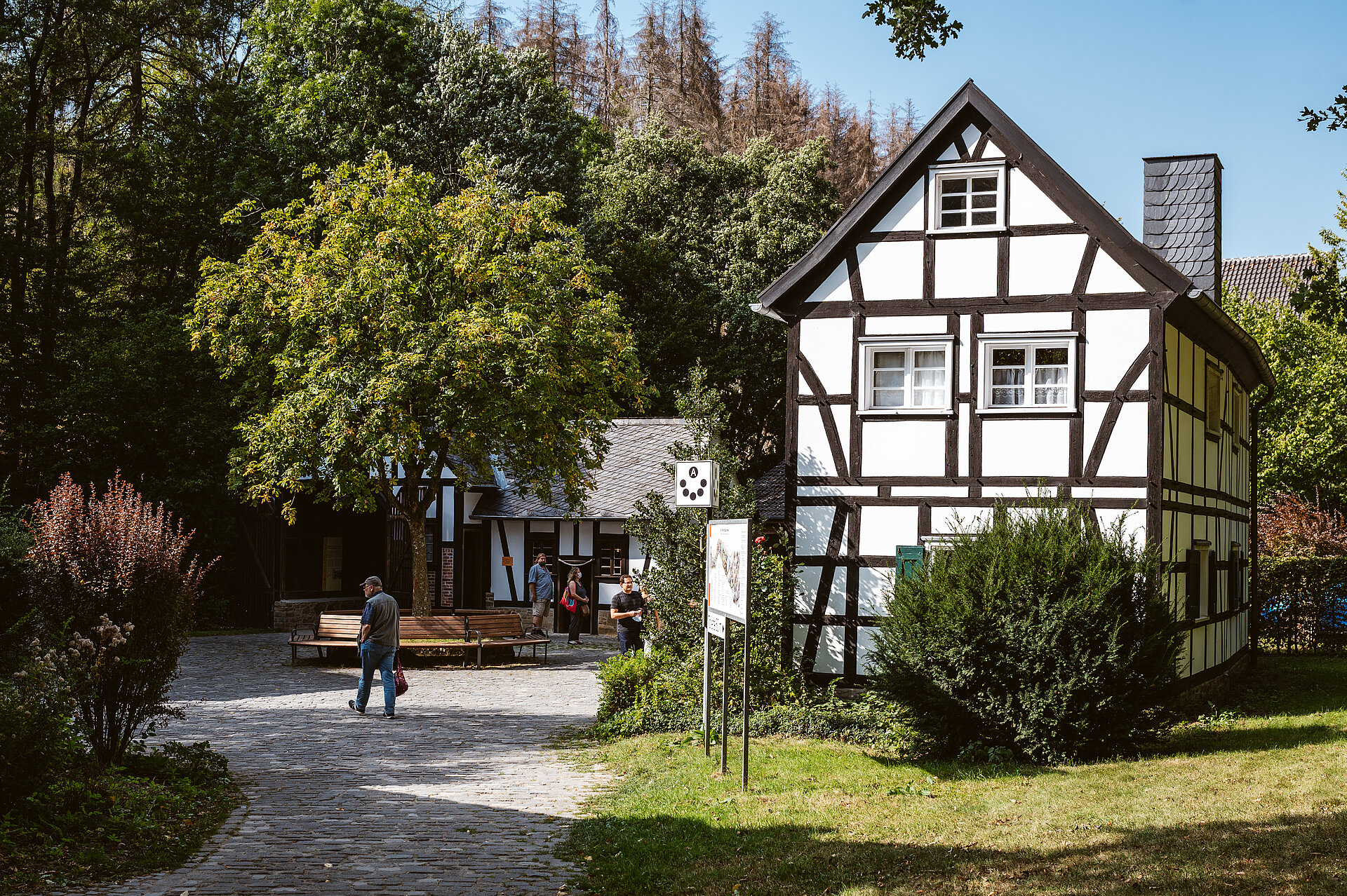 Das Freilichtmuseum Hagen ist ein Ankerpunkt auf der Route Industriekultur.