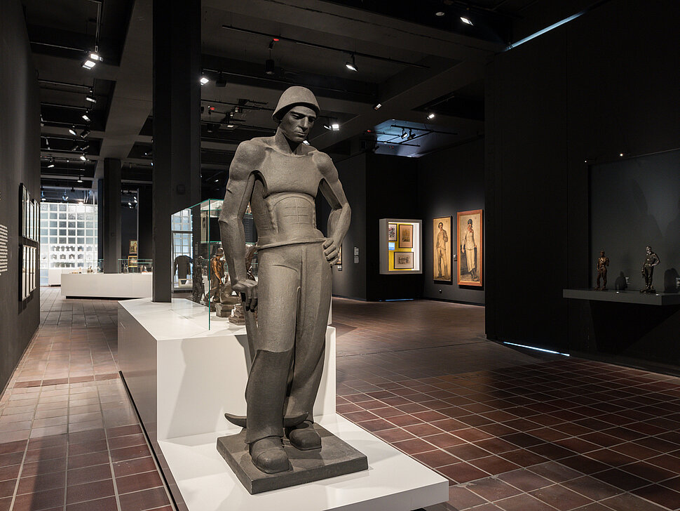 Rundgang "Kunst" in der Dauerausstellung im Deutschen Bergbau-Museum Bochum.