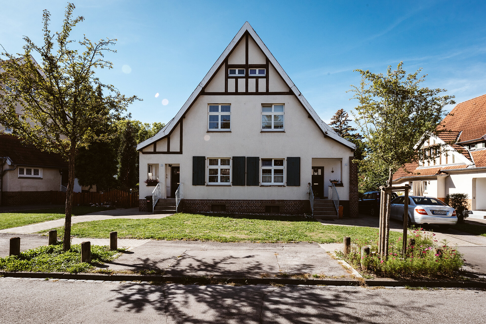 Die Siedlung Teutoburgia in Herne wurde um 1909 parallel zur gleichnamigen Zeche erbaut. 