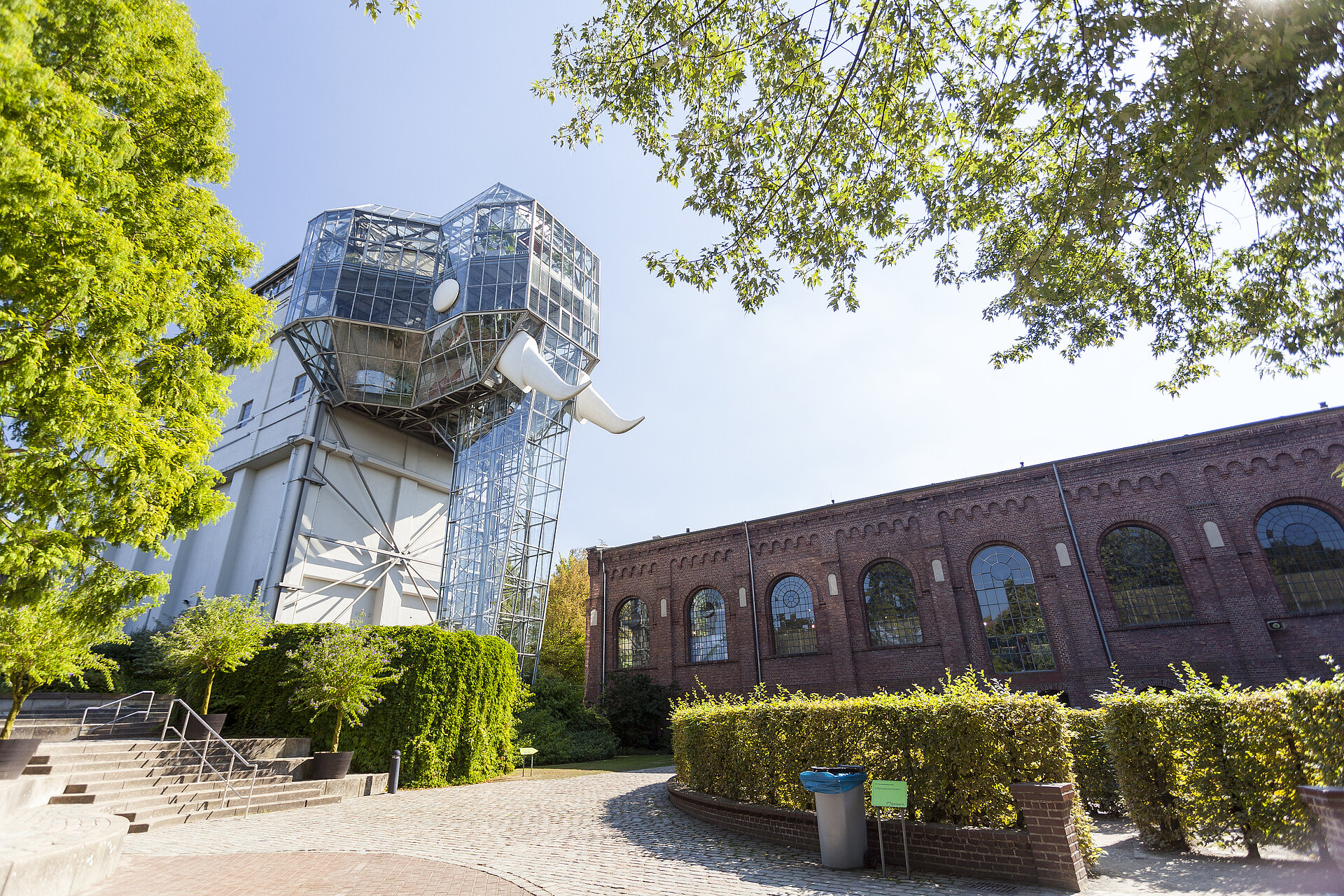 Der Gläserne Elefant im Maximilianpark in Hamm.