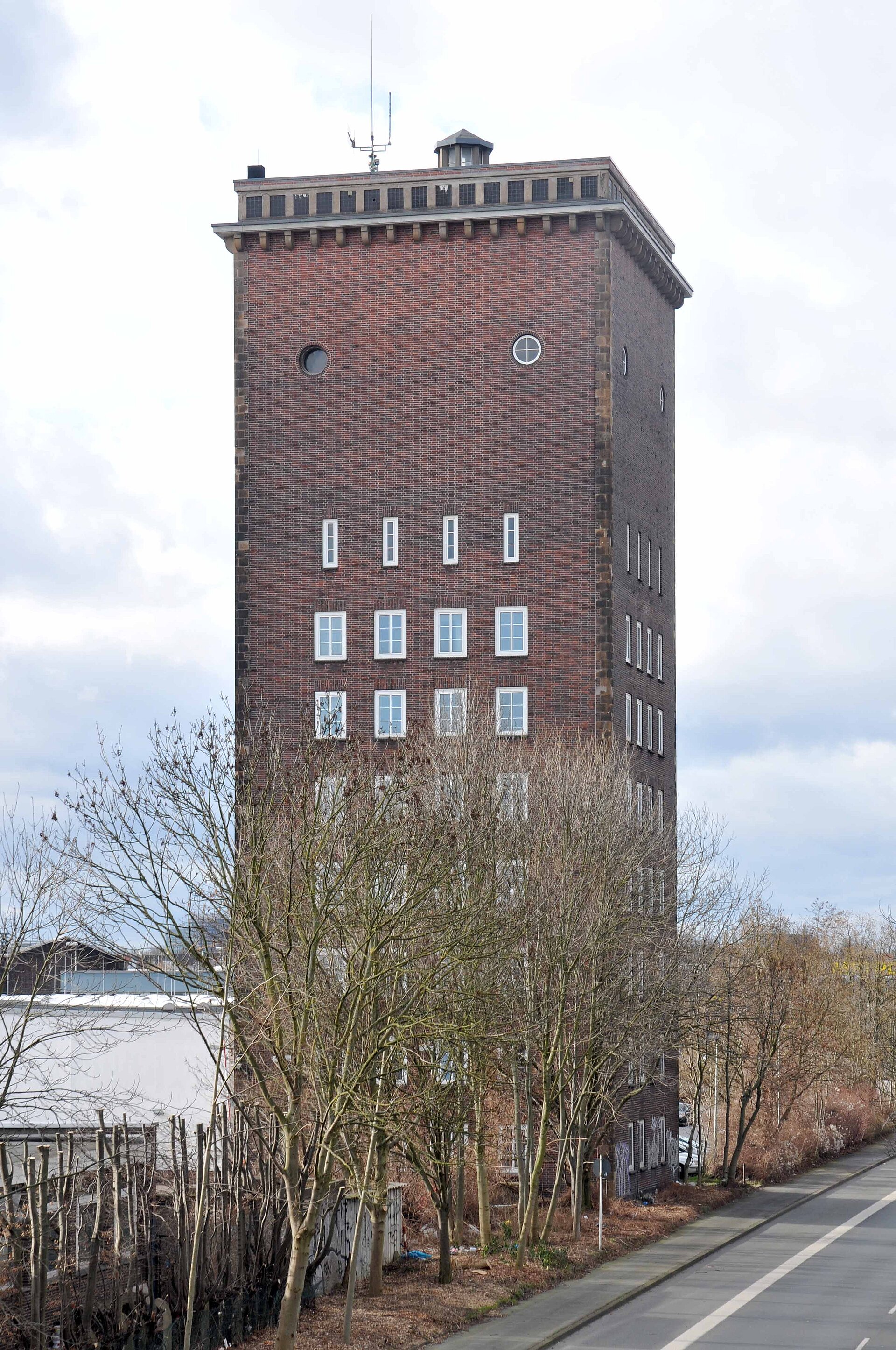 Wasserturm am Dortmunder Betriebsbahnhof.