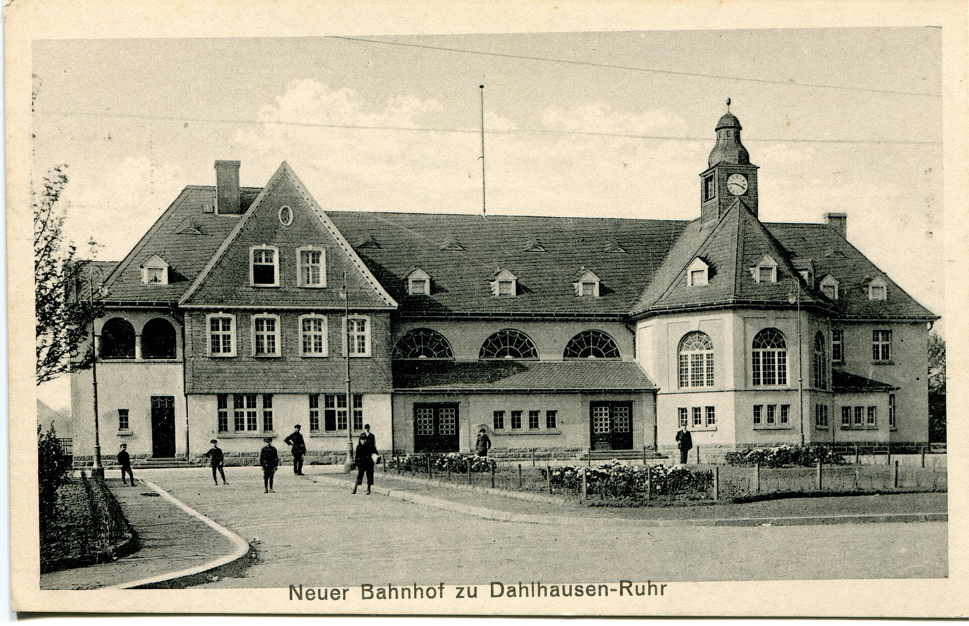 Bahnhof Dahlhausen um 1910.