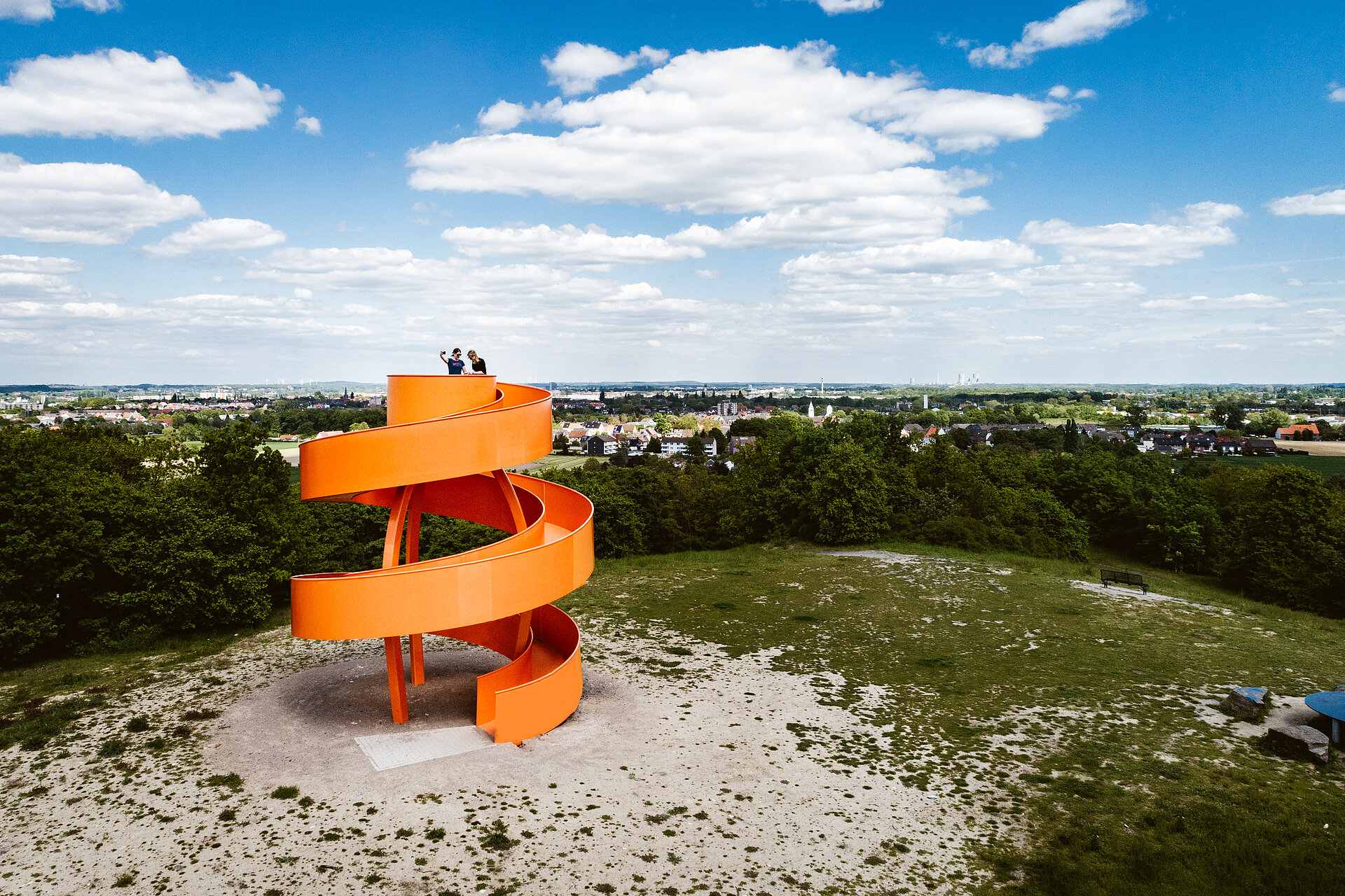 Die Kissinger Höhe ist ein Panorama auf der Route Industriekultur.