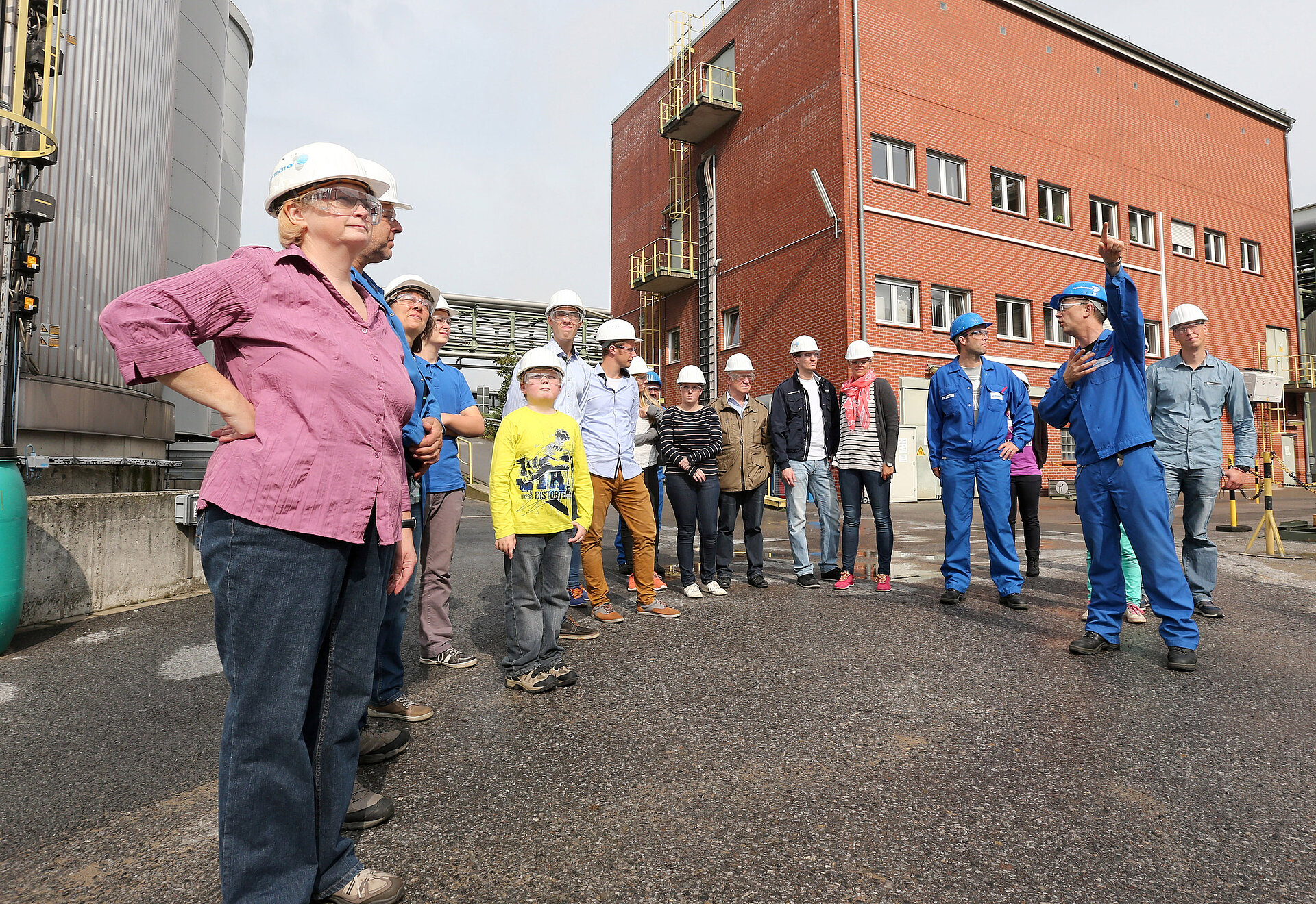Werksführung im Chemiepark Marl.