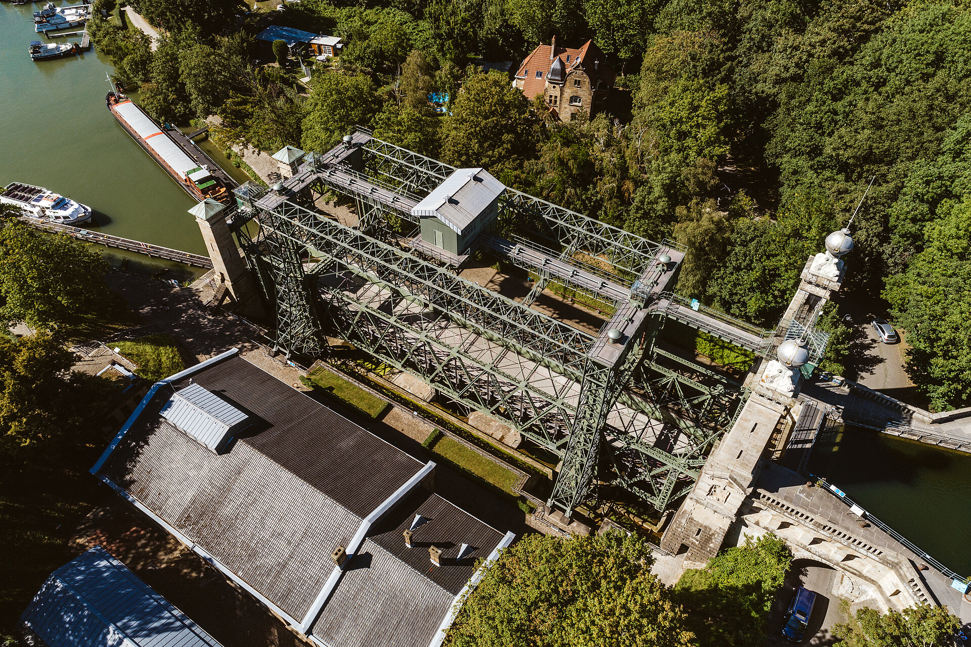 Das Schiffshebewerk Henrichenburg in Waltrop.