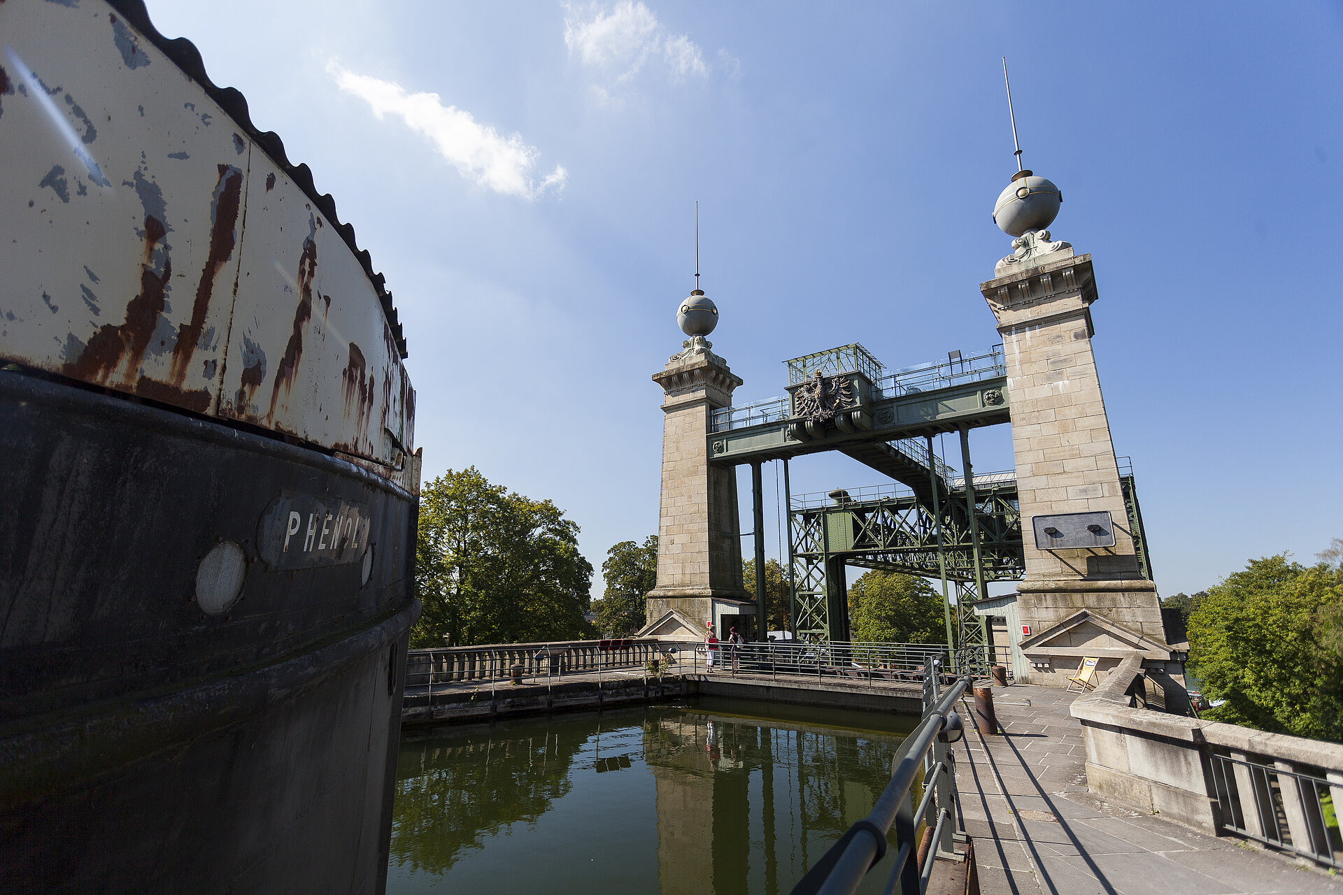 Das Schiffshebewerk Henrichenburg in Waltrop.
