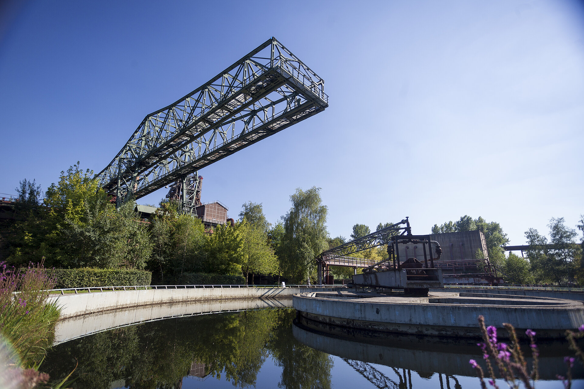 "Krokodil" im Landschaftspark Duisburg-Nord.