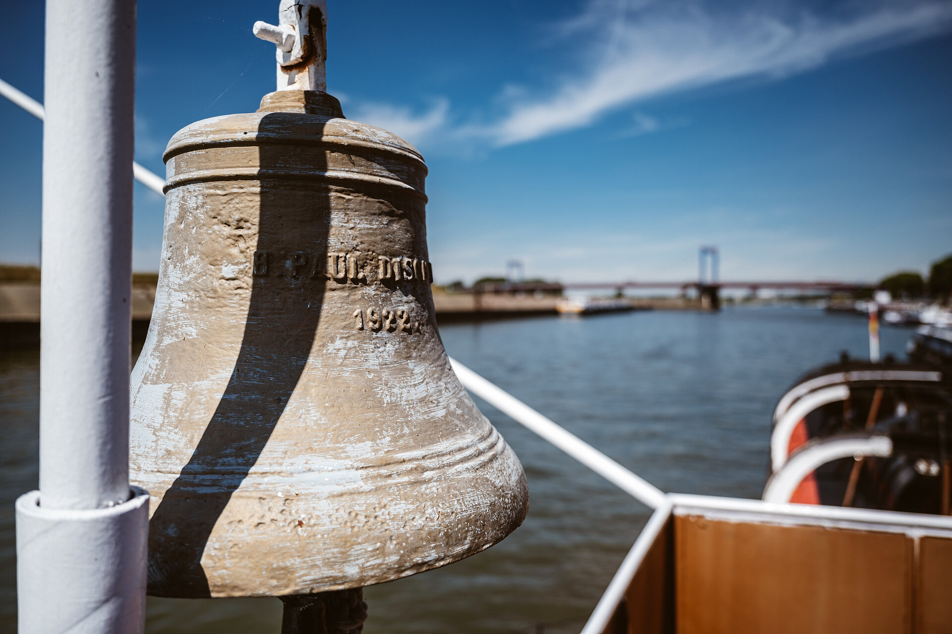 Das Museumsschiff "Oscar Huber".