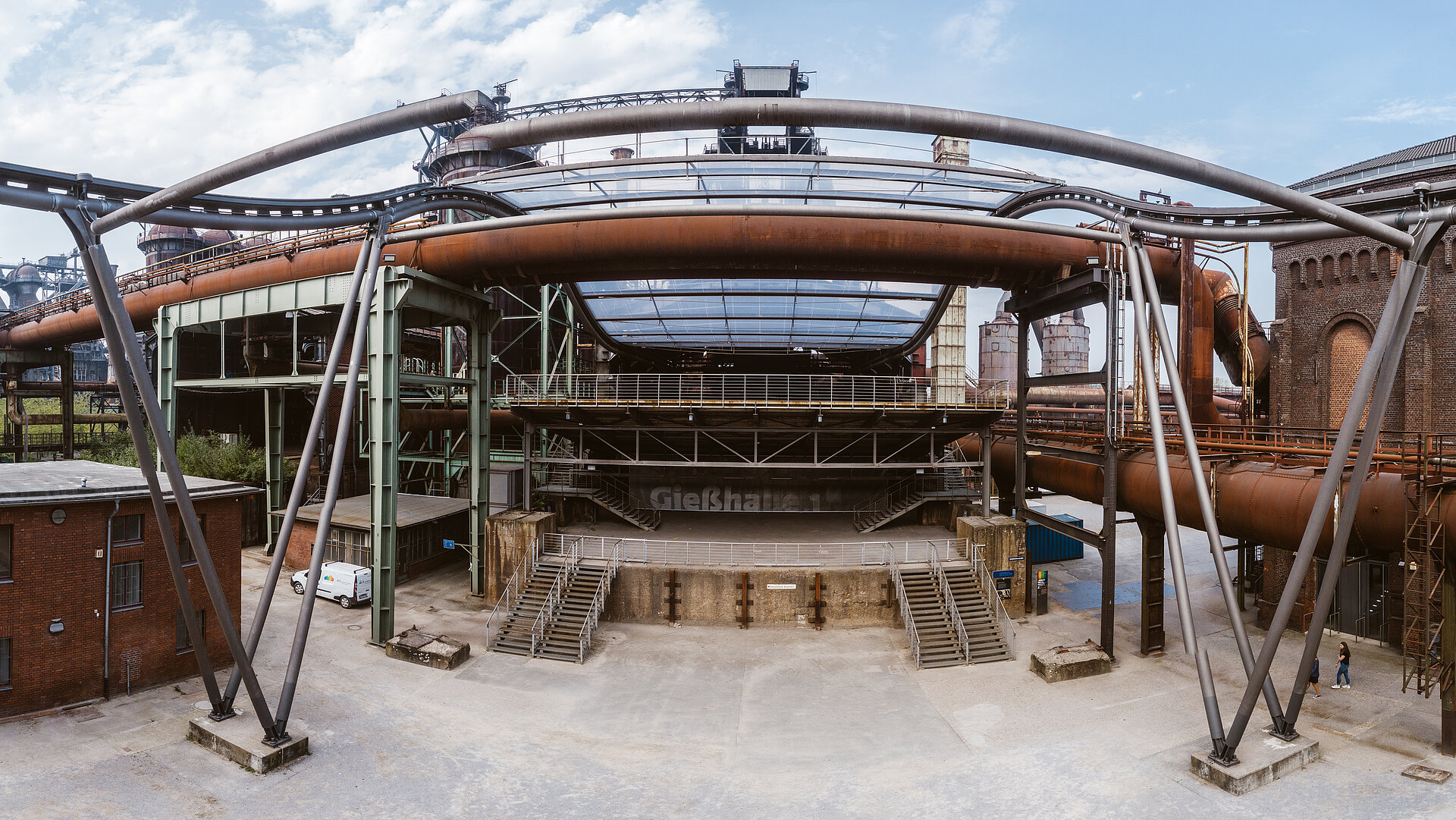 In der Gießhalle 1 findet alljährlich das Sommerkino statt.