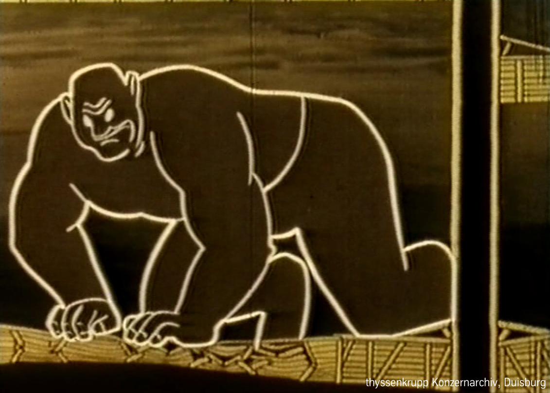 Standbild aus dem Film "Kampf dem Berg-Druck"