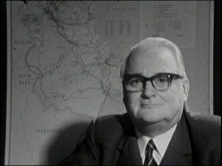 Standbild aus dem Film "70 Jahre RWE", RWE-Vorstand Helmut Meysenburg.