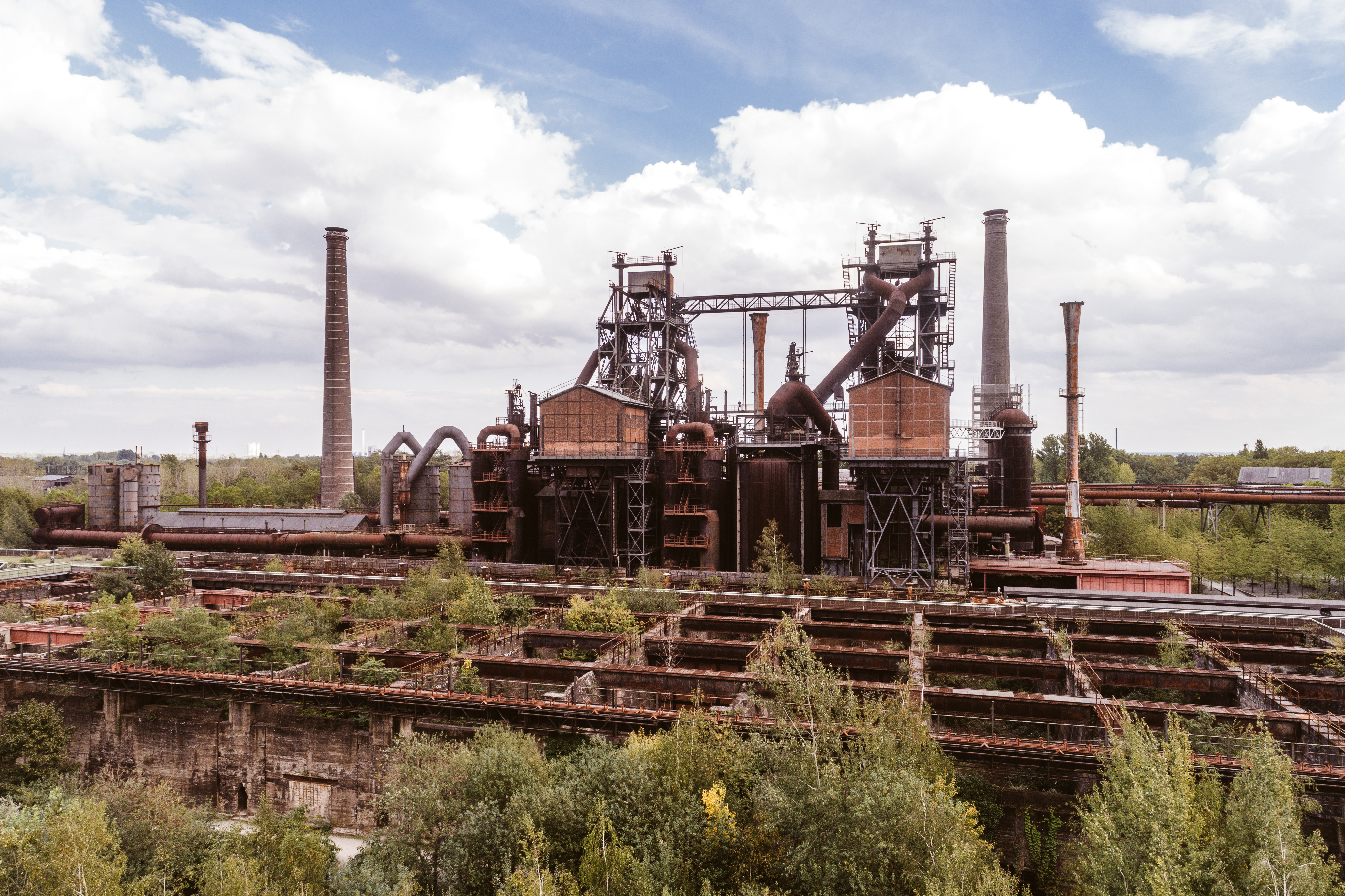 Der Landschaftspark Duisburg-Nord ist ein Ankerpunkt auf der Route Industriekultur.