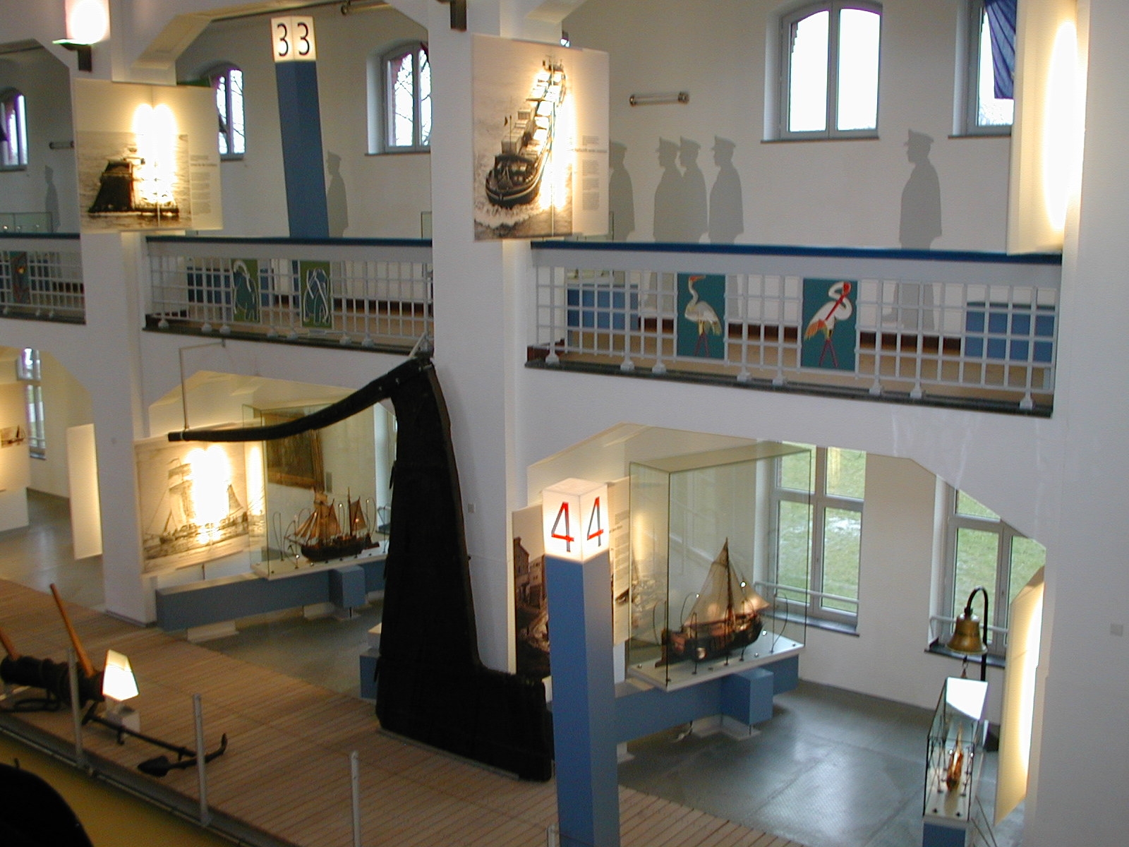 Blick ins Museum der Deutschen Binnenschifffahrt  in Duisburg.