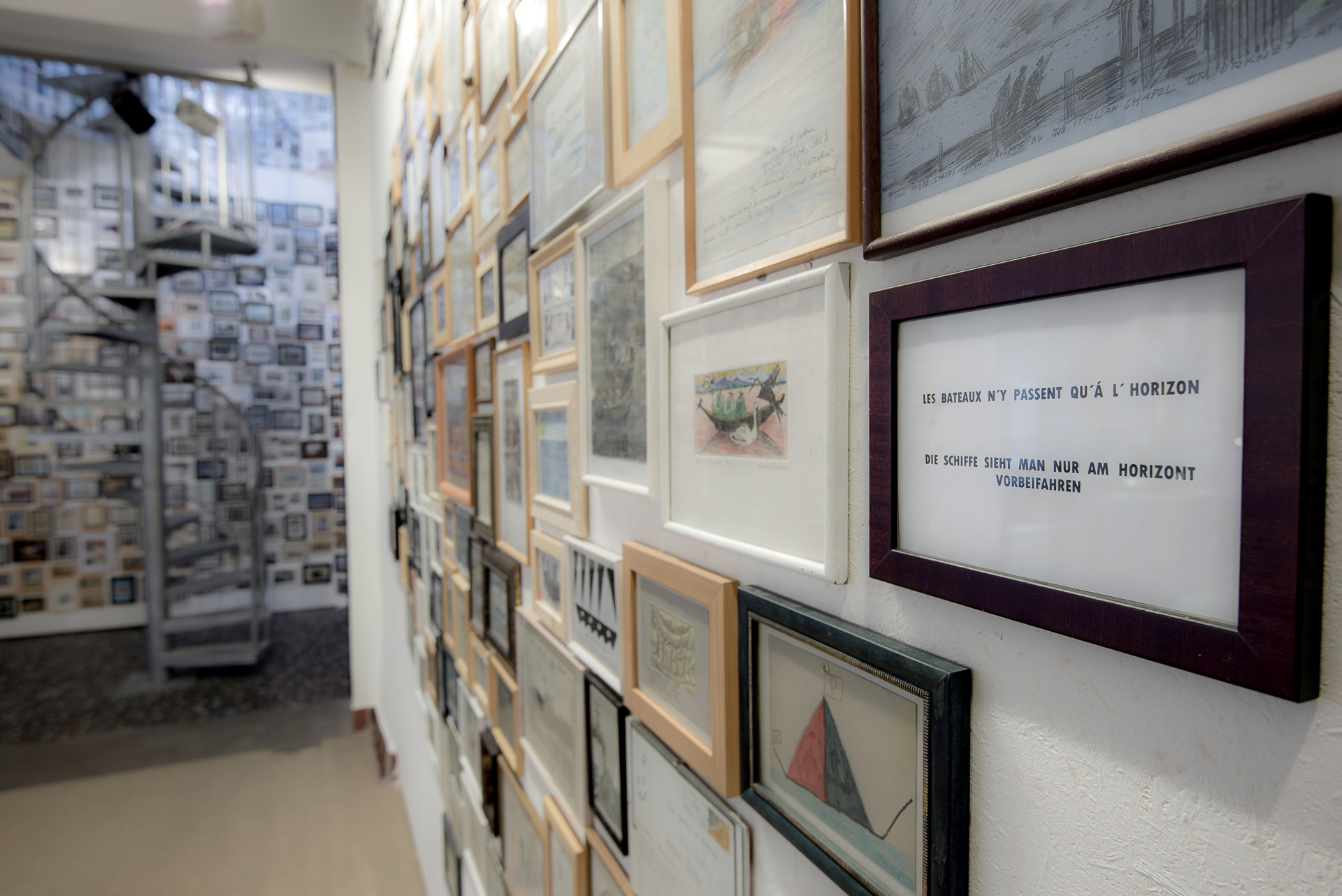 Eine Sonderausstellung im Binnenschifffahrtsmuseum zeigt alte Postkarten.