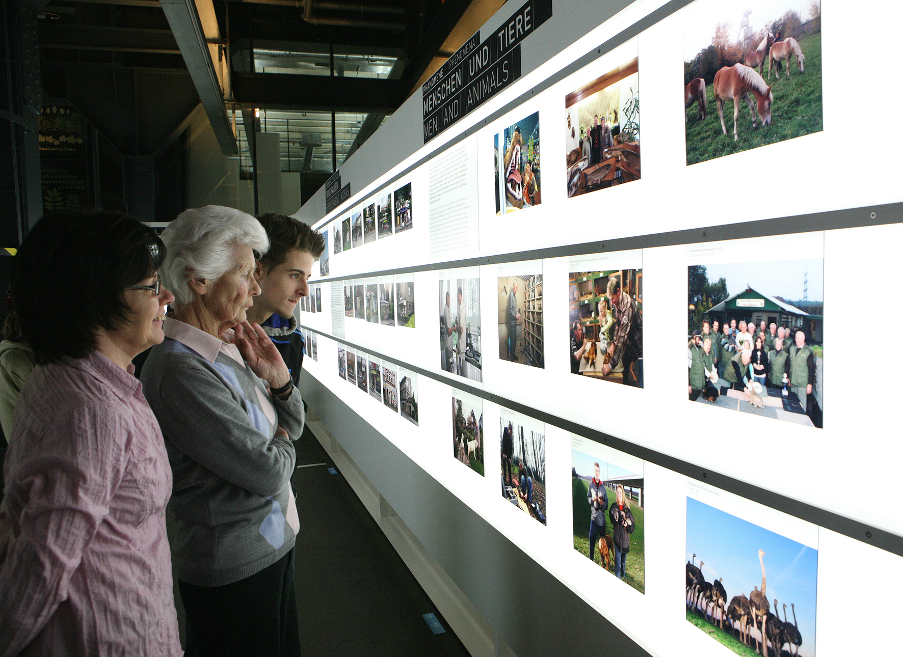 Auf der 17-Meter-Ebene der Kohlenwäsche auf Zollverein: Hier befindet sich der Teil "Phänomene" des Ruhr Museums, der die Gegenwart der Metropole Ruhr widerspiegelt.