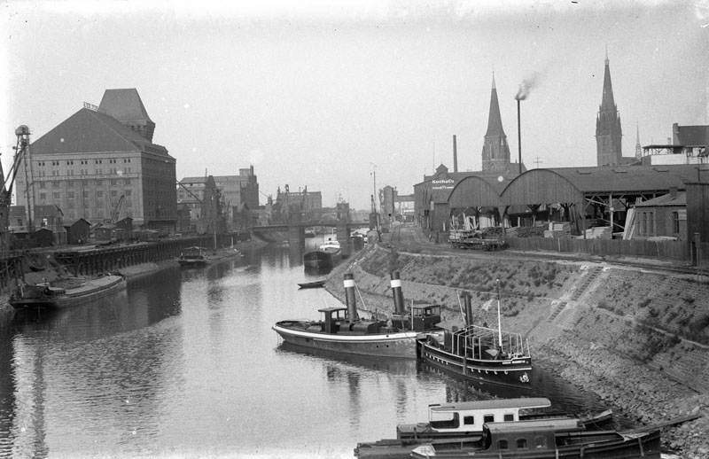 „Duisburger Hafen“, zweite Hälfte der 1920er-Jahre.