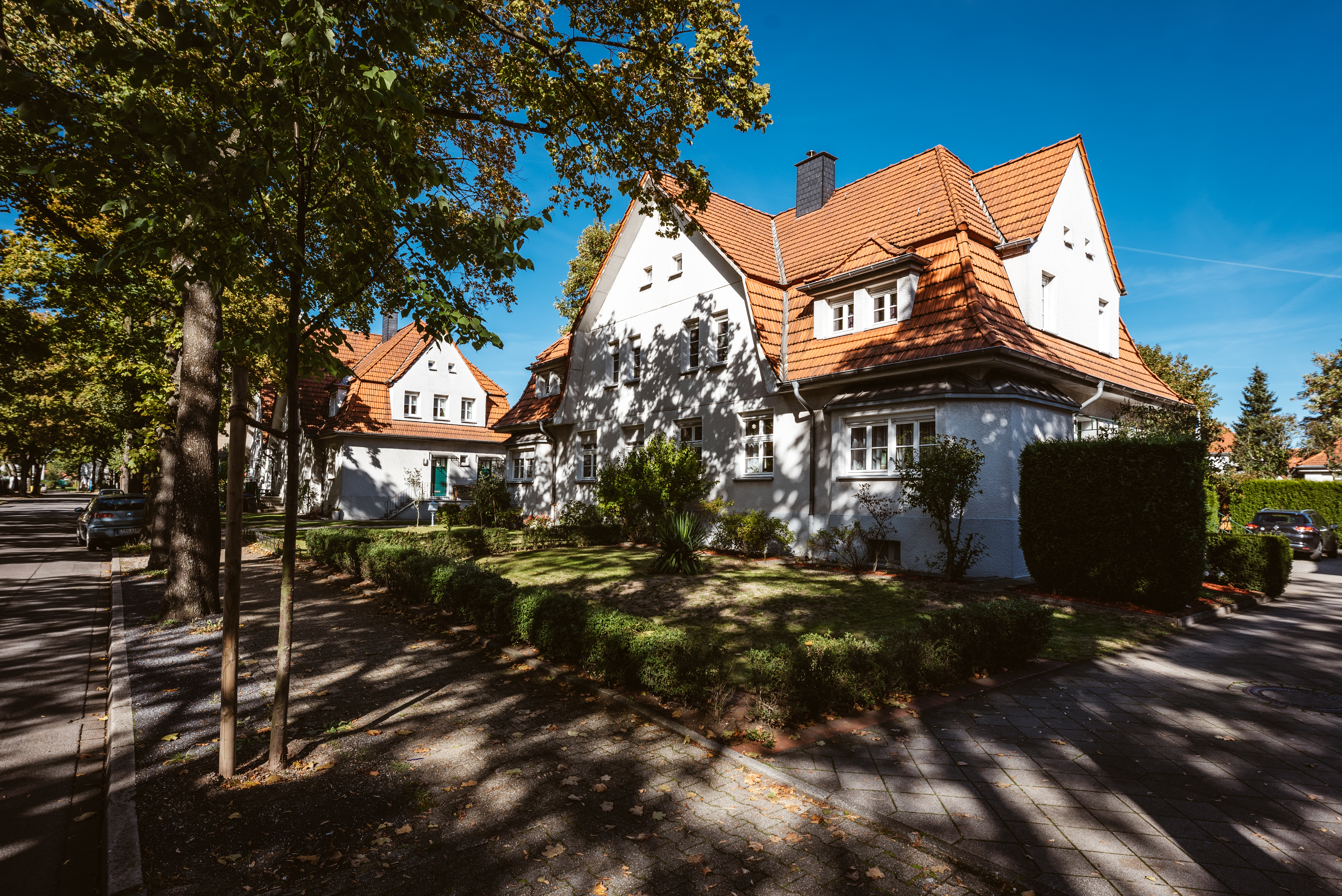 Die Gartenstadt Welheim in Bottrop.