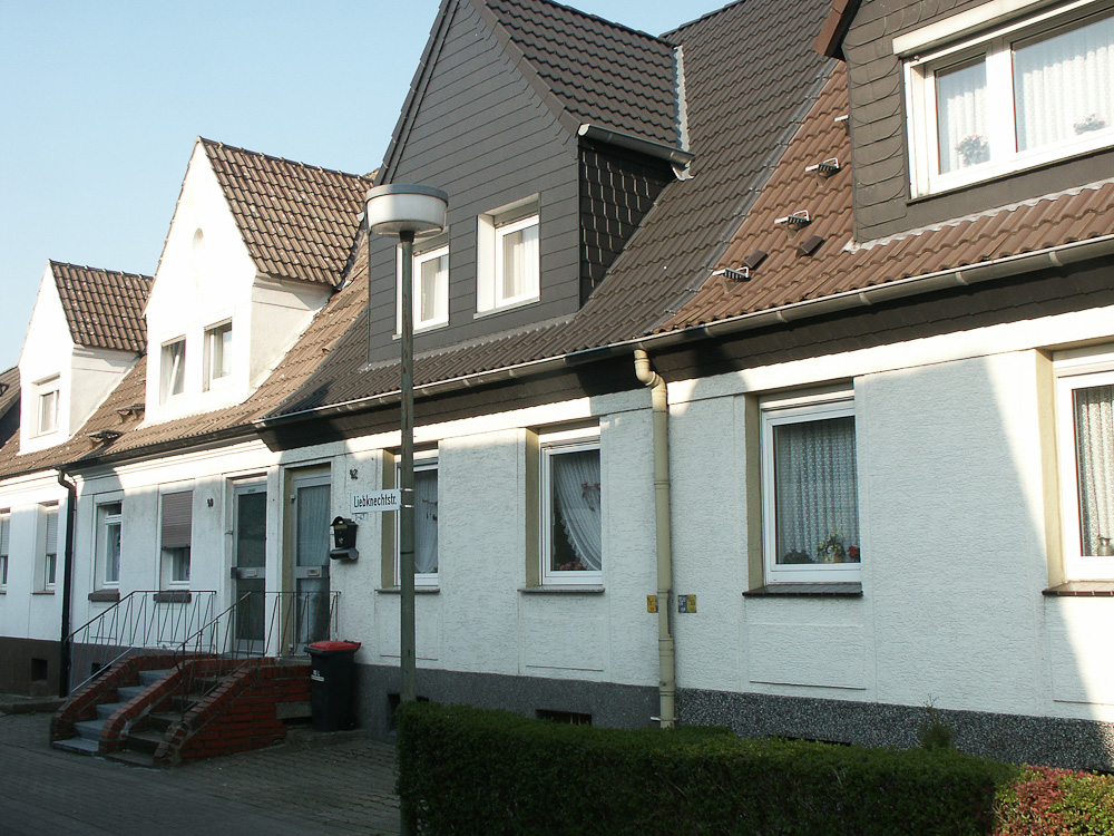 Siedlung Am Kanal in Lünen.