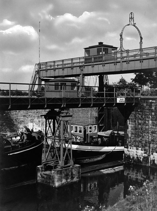 Schleuse Wanne-Eickel, 1936.