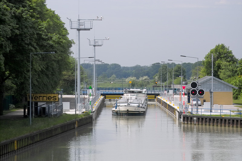 Schleuse Werries in Hamm.