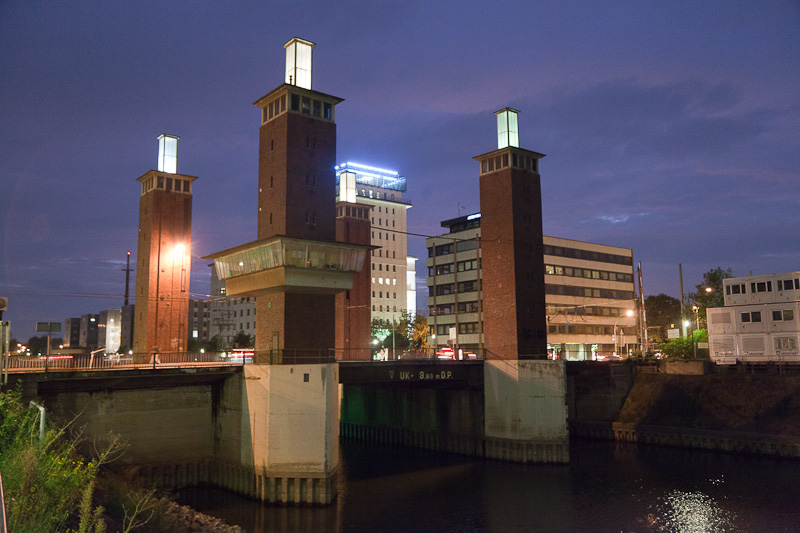Steiger Schwanentor in Duisburg.
