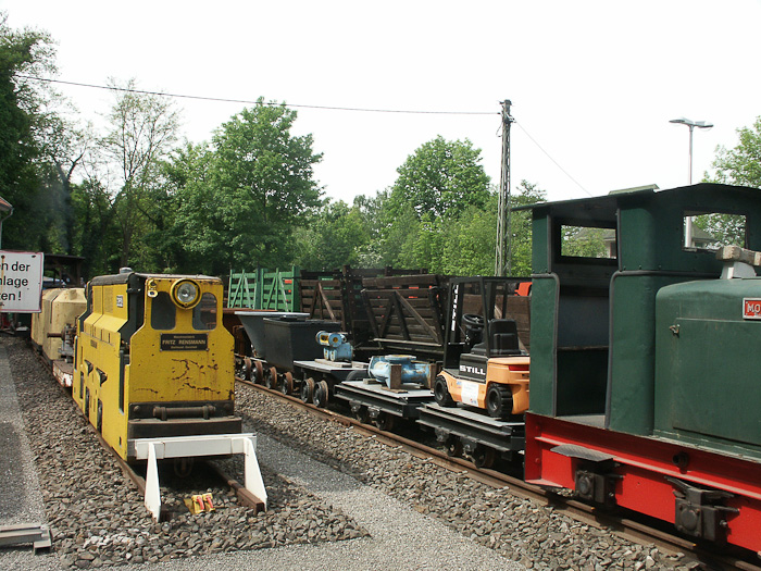 Das Feldbahnmuseum Zeche Theresia.