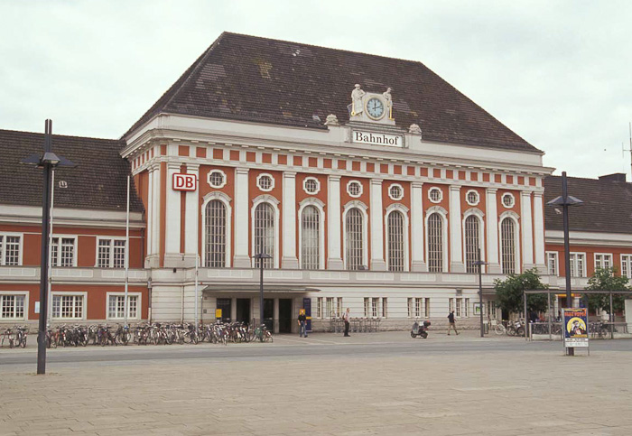 Der Bahnhof in Hamm.