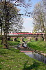 Die Seseke-Brücke in Kamen.