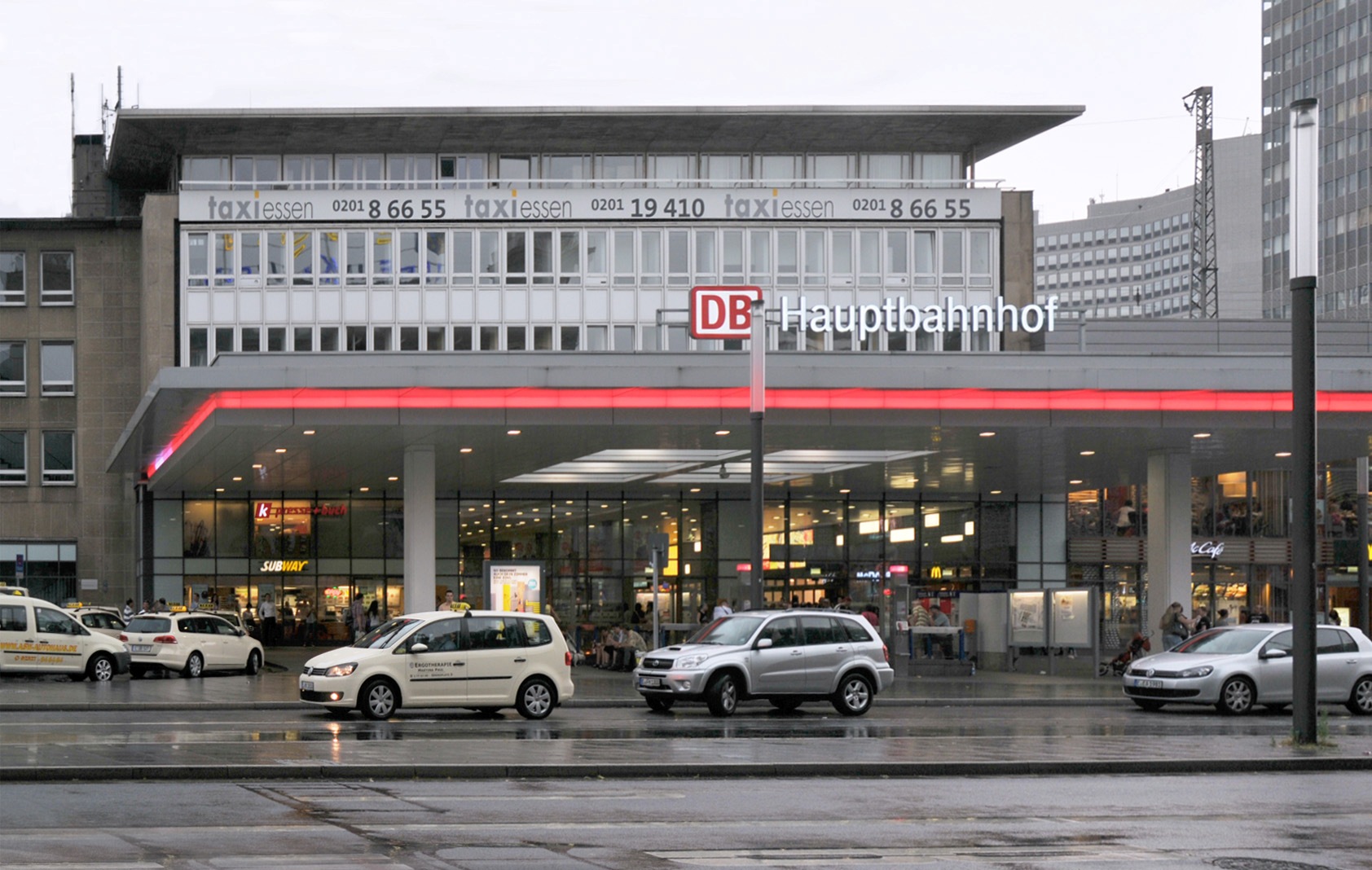 Der Hauptbahnhof in Essen.