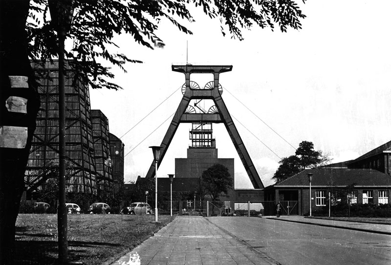 Zeche Pluto-Wilhelm in Herne, 1957.