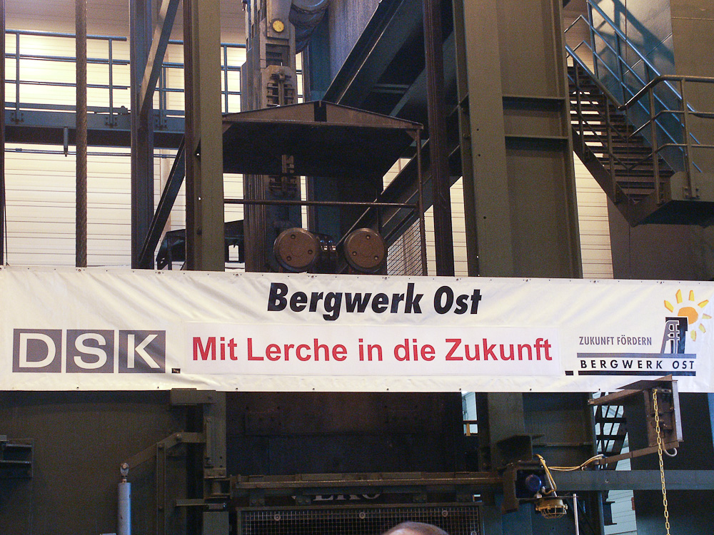 Bergwerk Ost Schacht Lerche in Hamm.