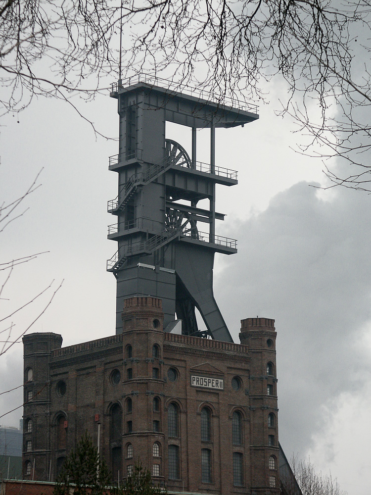 Malakowturm der Zeche Prosper II in Bottrop.