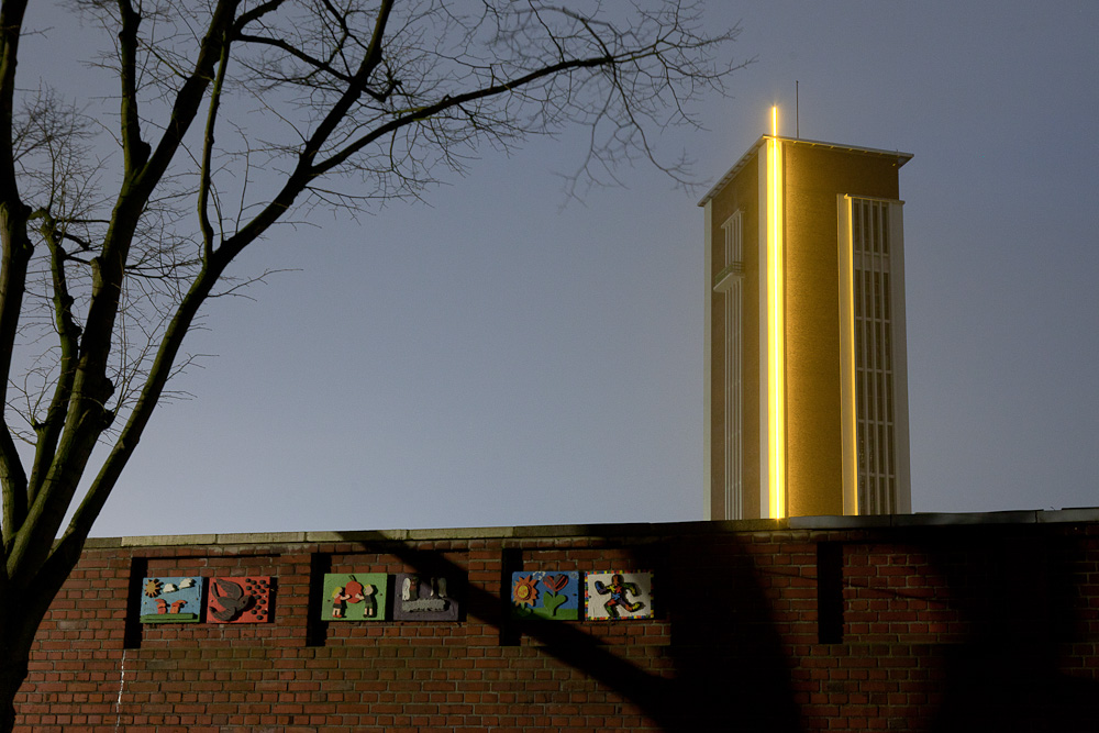 Ostpol: Förderturm der Zeche Königsborn in Bönen.