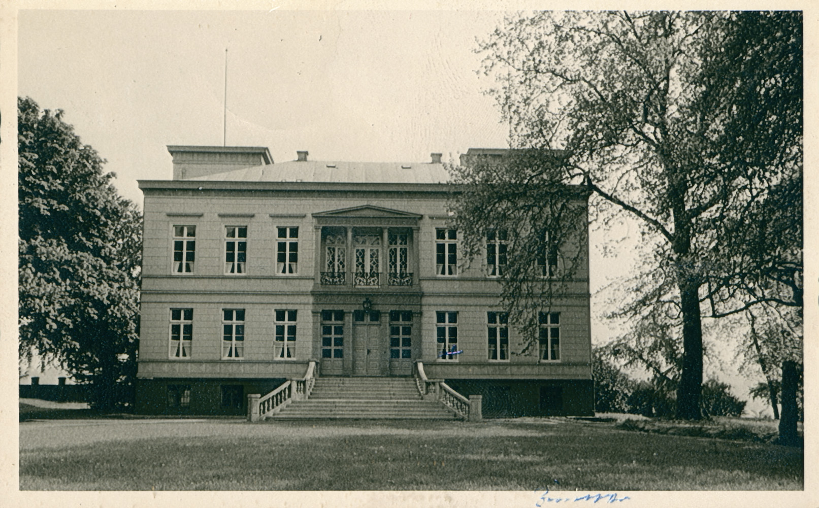 Die Villa Vogelsang in Essen in den 1960er-Jahren.