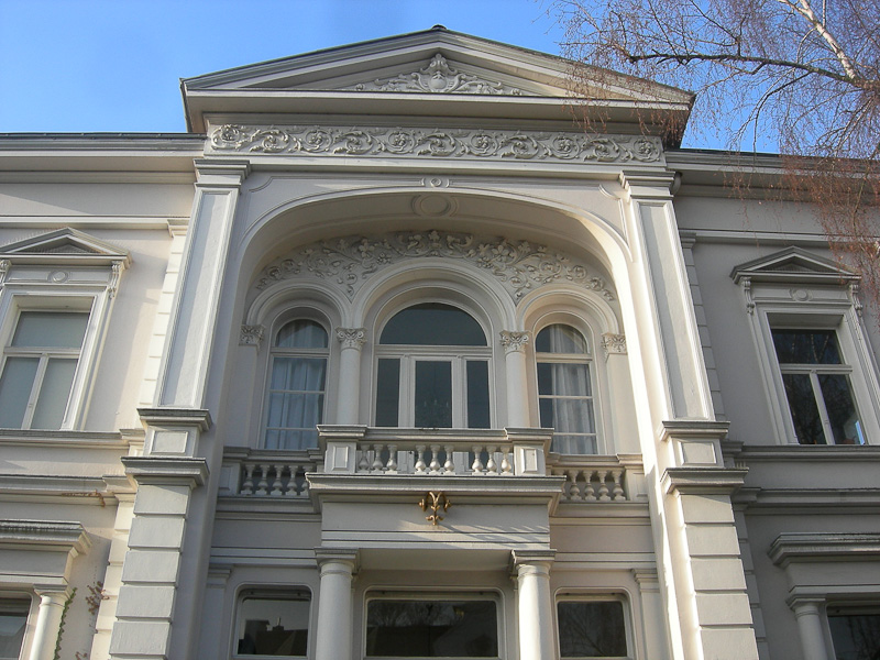 Die Villa Hanau in Mülheim.