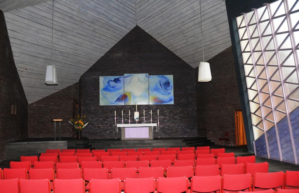 Scharoun-Kirche in Bochum-Altenbochum.