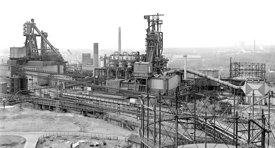 Hochöfen 4 und 7 der Westfalenhütte Dortmund.