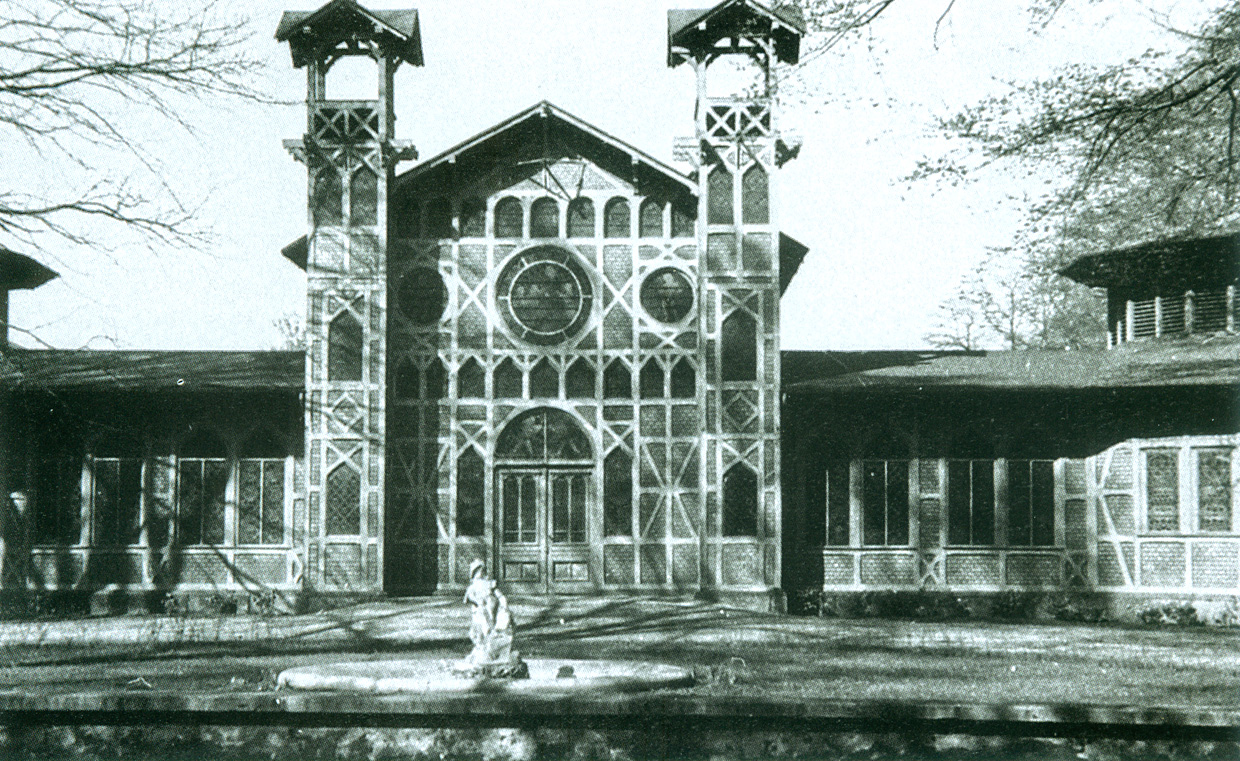 Badehaus im Kurpark Königsborn in Unna, 1880.