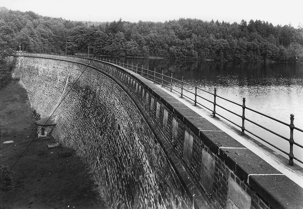 Heilenbecker Talsperre in Ennepetal, 1920.