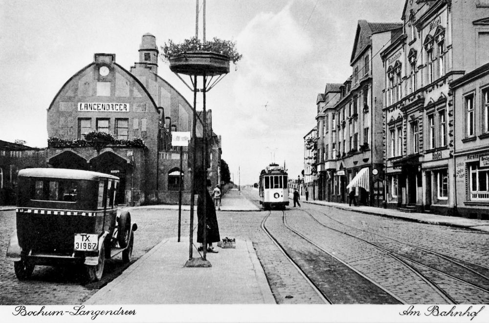 Bahnhof Langendreer um 1920.