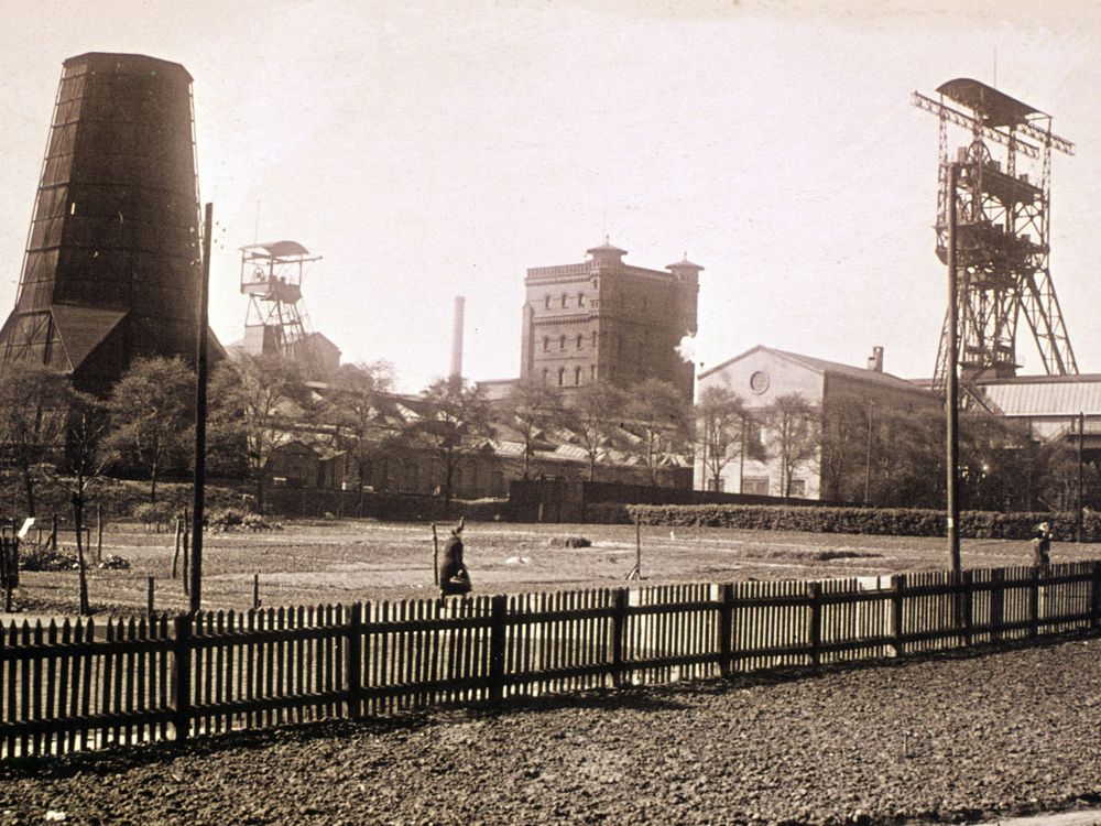 Die Zeche Hannover in den 1950er-Jahren.